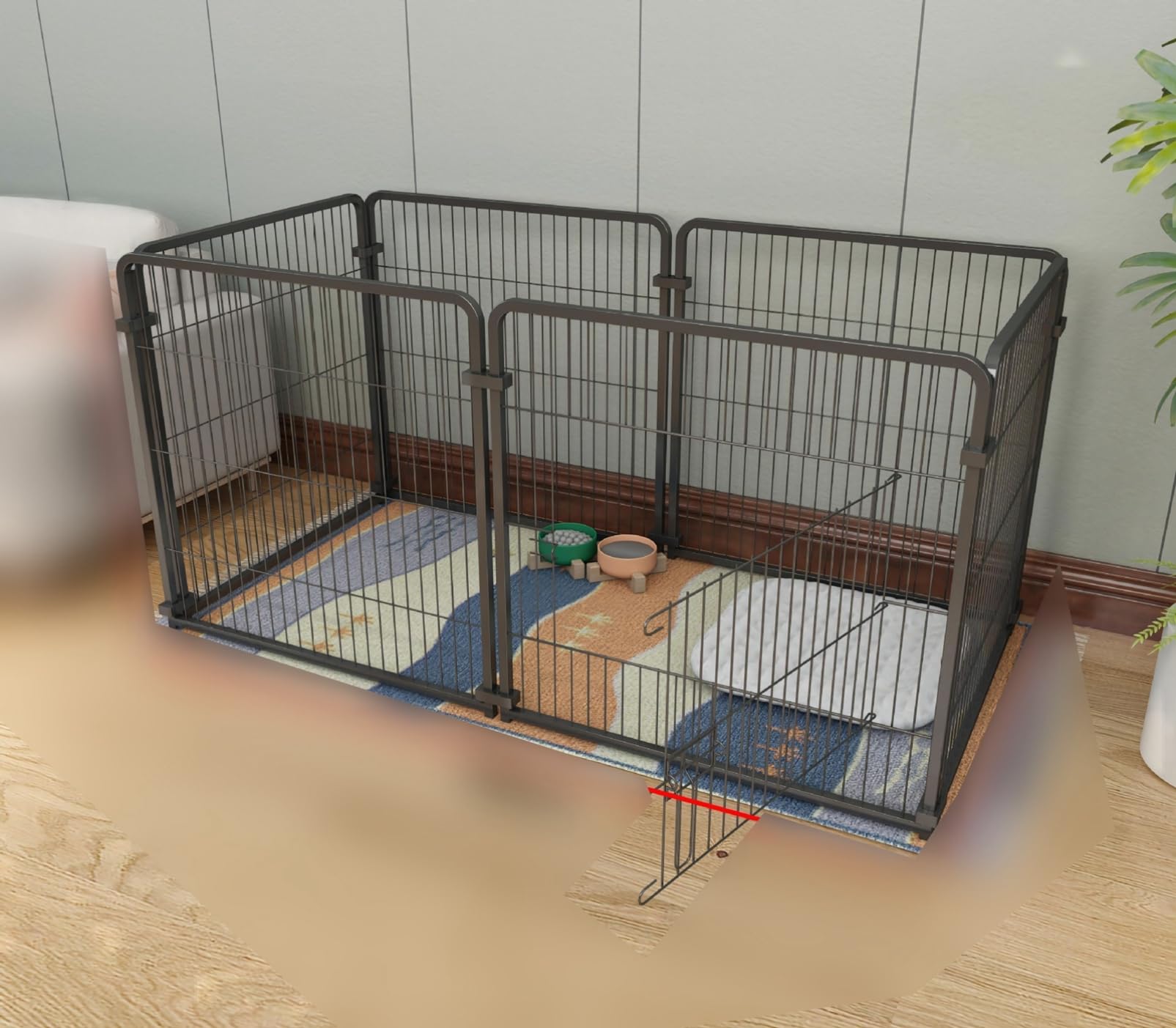 Amazon.co.jp: ペットフェンス ペットサークル 小型犬 犬 ケージ